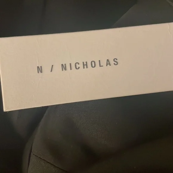 NWT Nicholas Ponti Diamond Cutout Dress Black - Picture 5 of 6